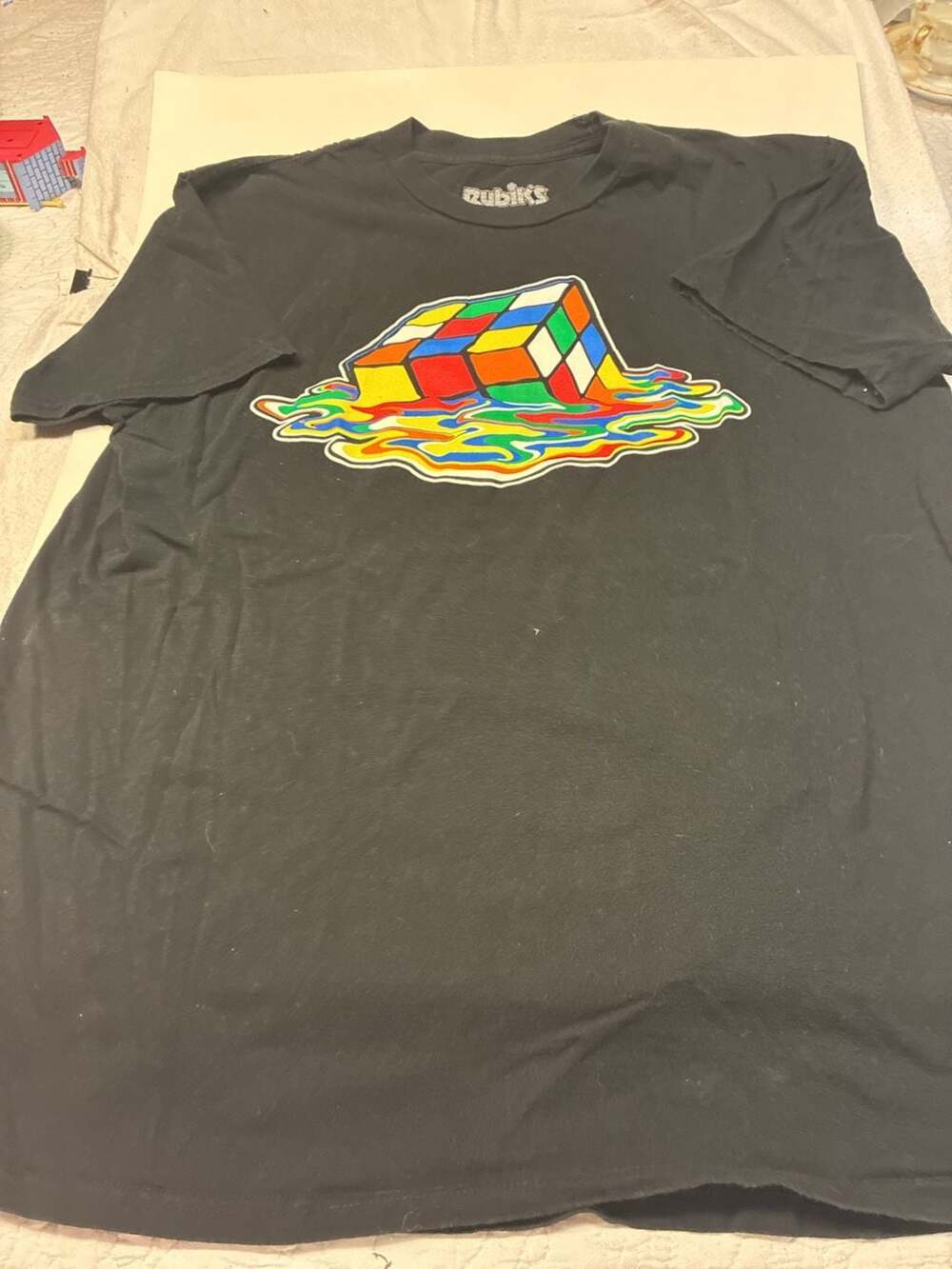 Ripple Junction Rubik's Cube Melting Graphic T-Shirt